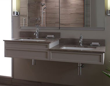 Cantilevered Sinks